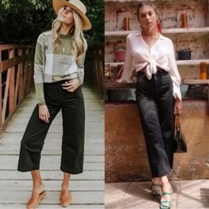 Free People Patti Pants wide leg black